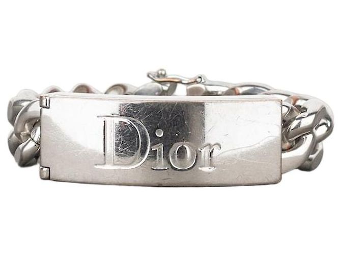 Dior by Galliano SS04 Cuban Link Pill Braccelet Silvery