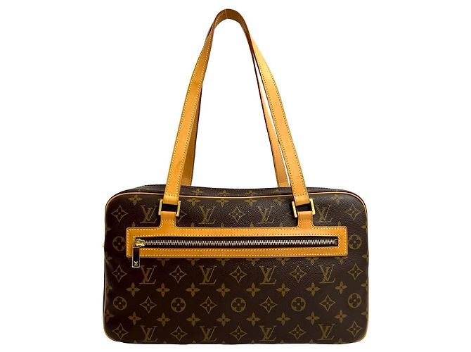 Bolsa tote em couro Monogram Cite GM da Louis Vuitton Marrom