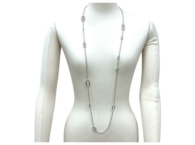 Collar Farandole Chaine d'Ancre Hermès Plata