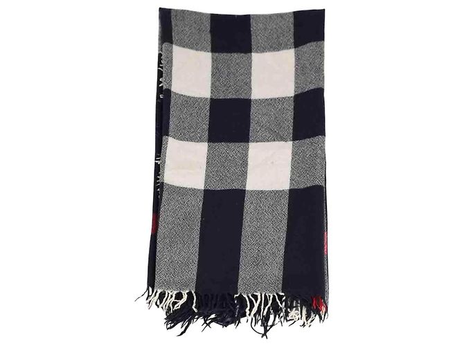 Burberry Marineblauer Schal