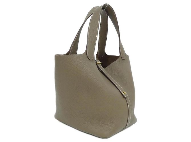 Bolsa Hermès Picotin Lock MM Taupe