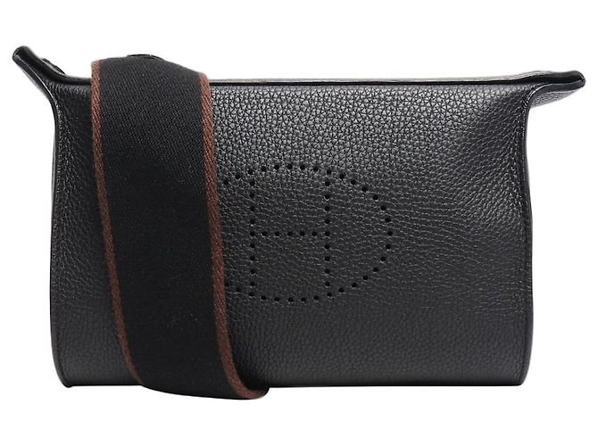 Hermès Borsa a tracolla Videpoches nera Nero