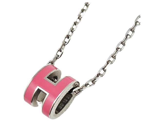 Hermès Collana Mini Pop Ash HERMES Rosa H Donna Argento