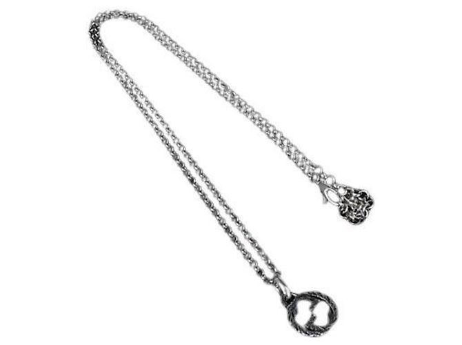Collar Arabesque Interlocking G de GUCCI en Plata SV925