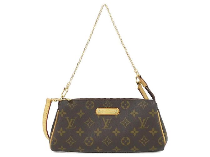 Bolsa de Ombro Eva Monogram Louis Vuitton Marrom
