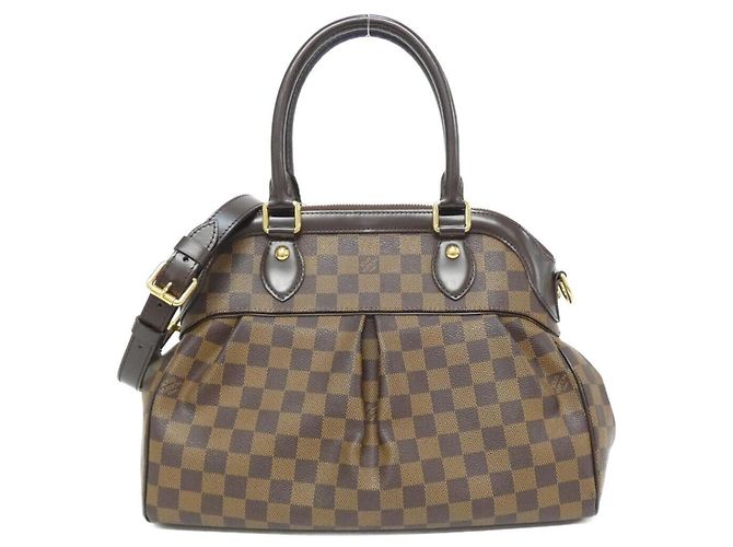 Bolsa Louis Vuitton Damier Trevi PM Marrom