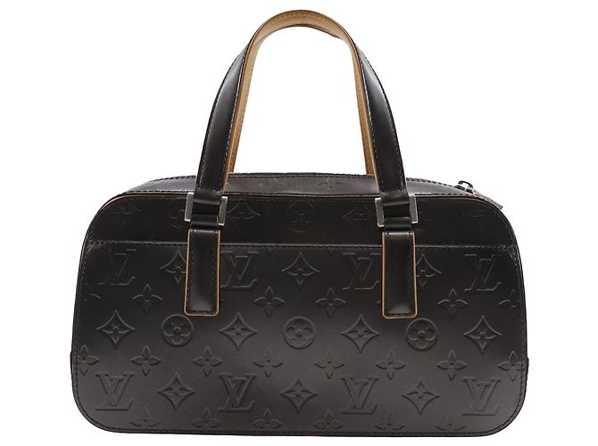 Louis Vuitton Monogram Mat Shelton Gris Marron Gris anthracite