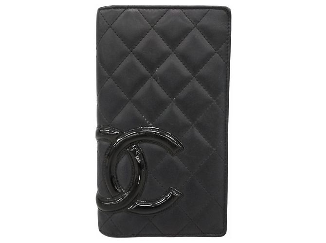 Cartera Larga Chanel Cambon Negro