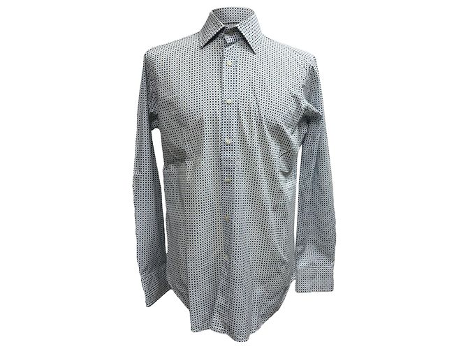 Etro Patterned Button Down Shirt in Multicolor Cotton Multiple colors