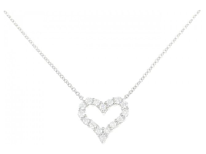 Collana mini Sentimental Heart in platino Tiffany & Co. Argento