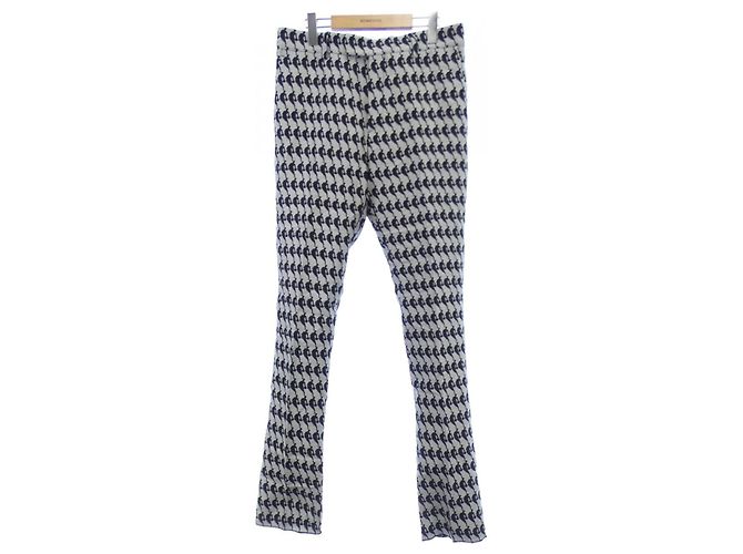 Louis Vuitton Hose Braun Schwarz