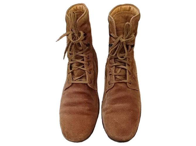 Bottines Tod's en daim marron