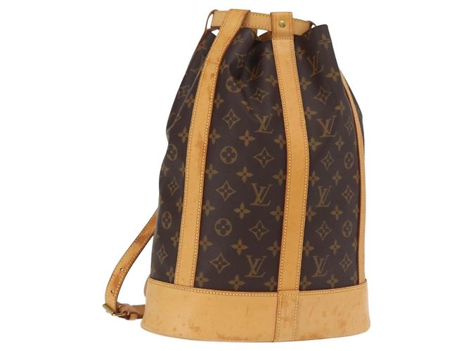 Louis Vuitton Randonnee Backpack Monogram Canvas PM Brown