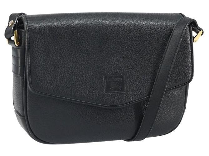 Borsa a Spalla Burberrys in Pelle Nera e Oro Auth BA9914 Nero D'oro