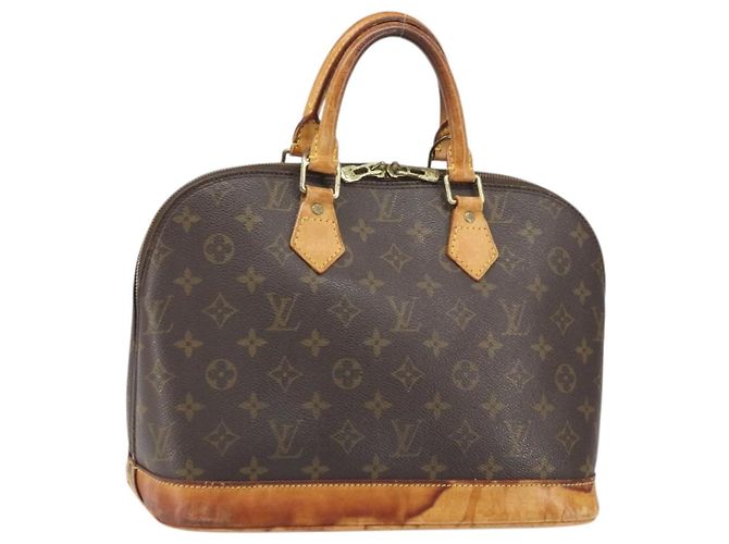 LOUIS VUITTON Monogram Alma Handtasche M51130 LV Auth 170616 Monogramm
