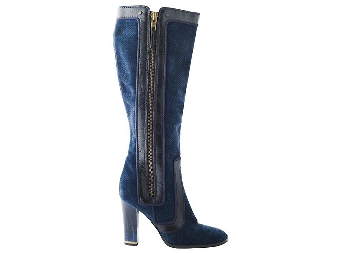 Stella Mc Cartney Botas altas de denim Stella McCartney