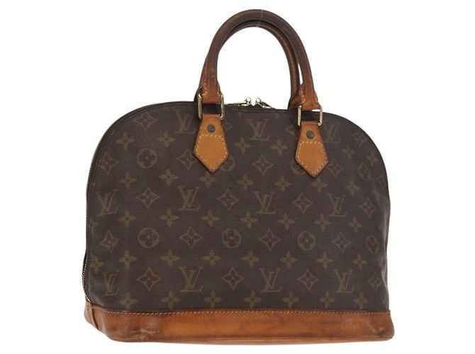 LOUIS VUITTON Bolsa de Mão Monogram Alma M51130 LV Auth 170139 Monograma