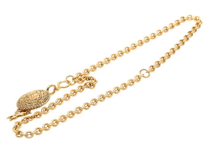 Collar Caballo Marca Coco Chanel Dorado