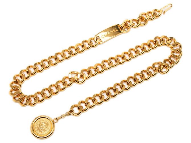 Chanel goldplated Kettengürtel Golden