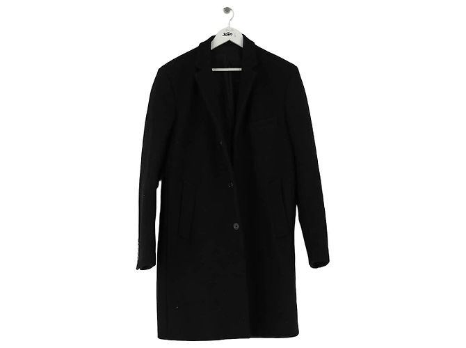 Sandro Black wool coat