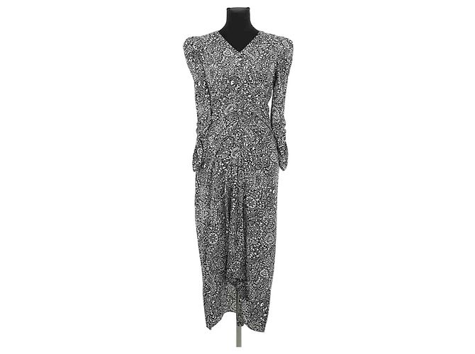 Isabel Marant Schwarzes Seidenkleid