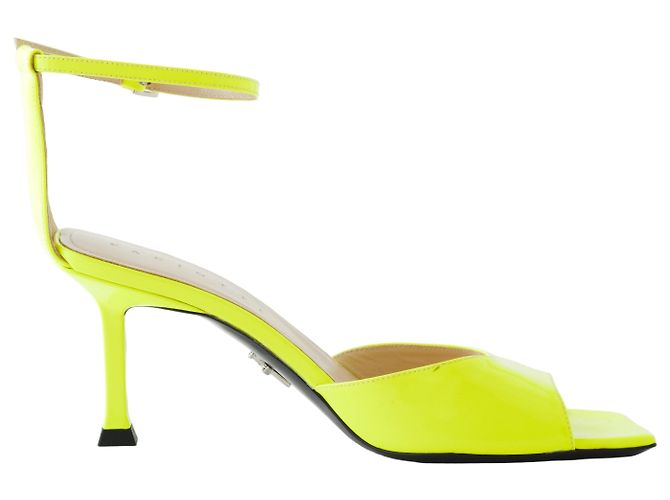 Cesare Paciotti Yellow Heels with Ankle Strap