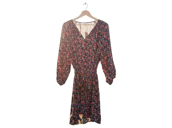 Des Petits Hauts Langes Kleid mit Blumenmuster