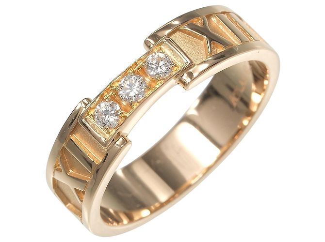 Anillo Atlas en oro rosa de 18K de Tiffany & Co.