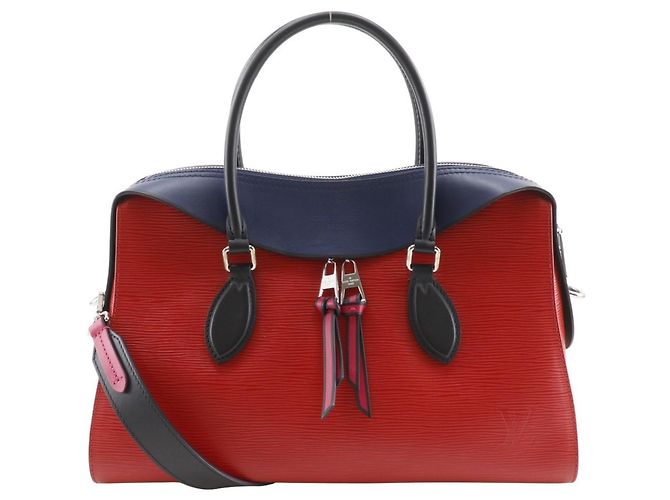 Bolsa Tote Tuileries da Louis Vuitton Vermelho Azul marinho