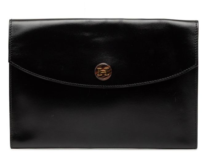 Bolsa Clutch Pochette Rio da Hermès Preto