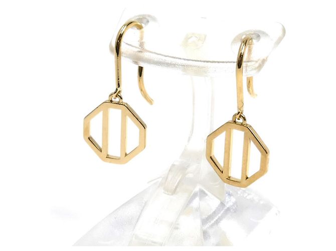 Tiffany & Co Pendientes Zellige de oro amarillo de 18K Tiffany