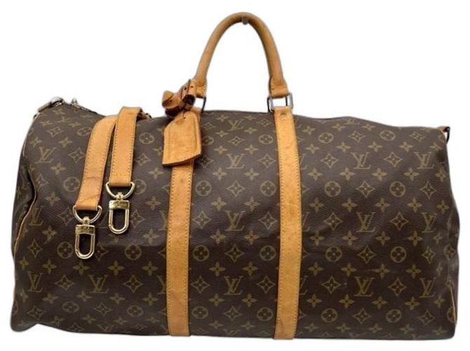 Louis Vuitton Borsa da Viaggio Keepall 55 Marrone