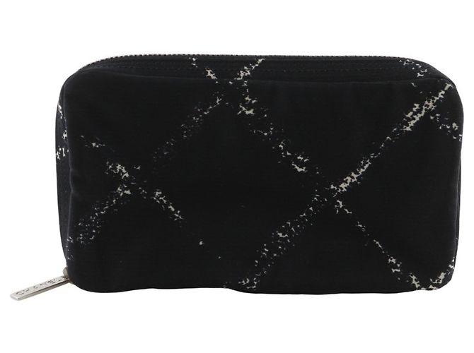 Chanel Reise-Pouch, Schmucketui A11824 Schwarz