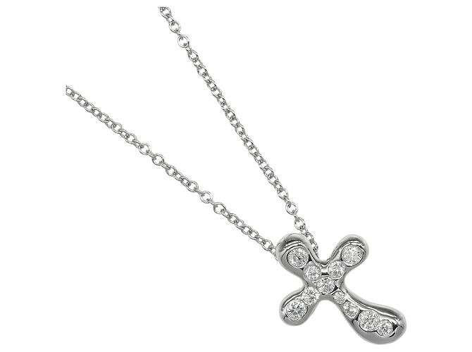 Collar Dots Cross en Platino950 de Tiffany & Co.