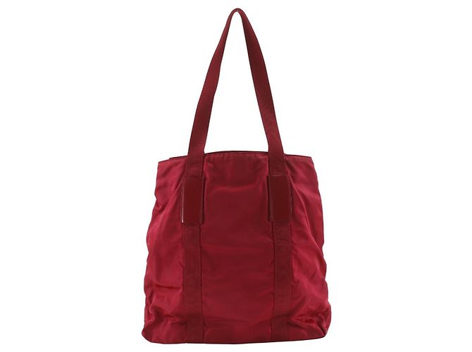 Rote Nylon-Tote von Prada B10310
