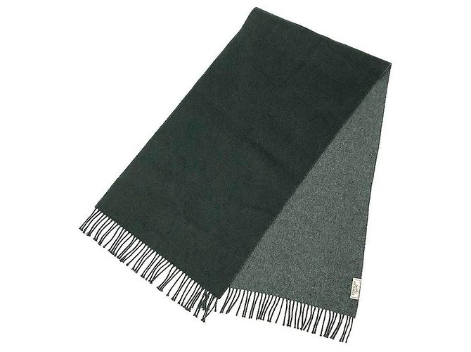 Hermès Cashmere Schal in Grau Braun