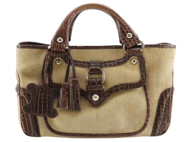 Céline Bolsa de mão Celine Boogie Bag Marrom