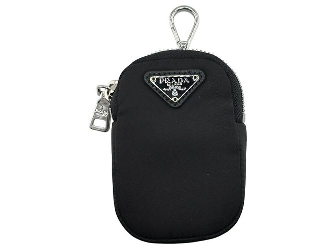 Pochette Mini Triangle Re-Nylon de Prada Noir