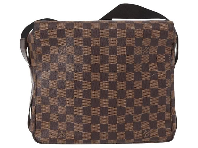 Louis Vuitton Naviglio Handbag Damier Brown