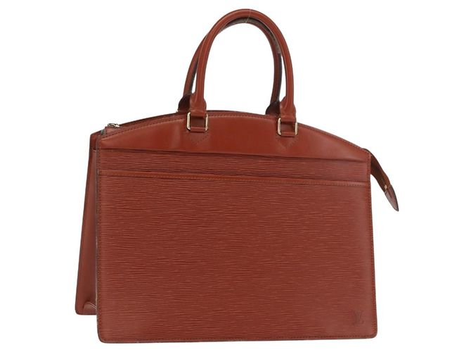 LOUIS VUITTON Sac à main Epi Riviera Marron M48183 LV Auth 170620