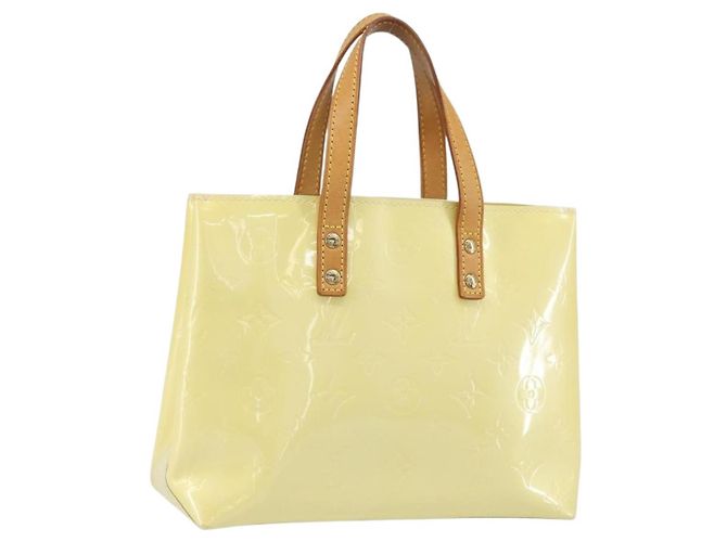 LOUIS VUITTON Monogram Vernis Reade PM Sac à Main Gris M91145 LV Auth ep13110