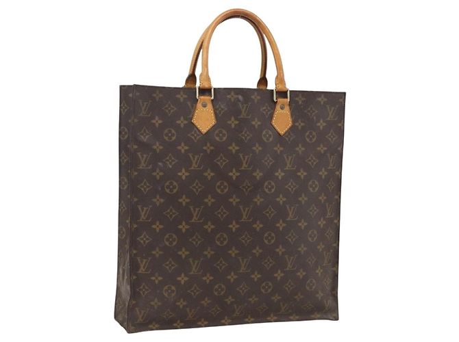 LOUIS VUITTON Bolsa Sac Plat Monogram M51140 LV Auth bs33031 Monograma