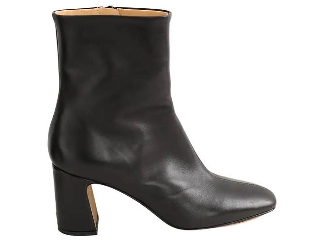 Rouje Botas de couro pretas