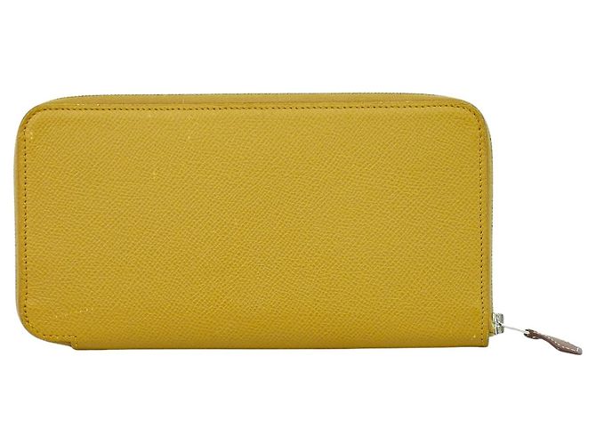 Hermès Azap Silkin Cuero Epsom Seda Beige 