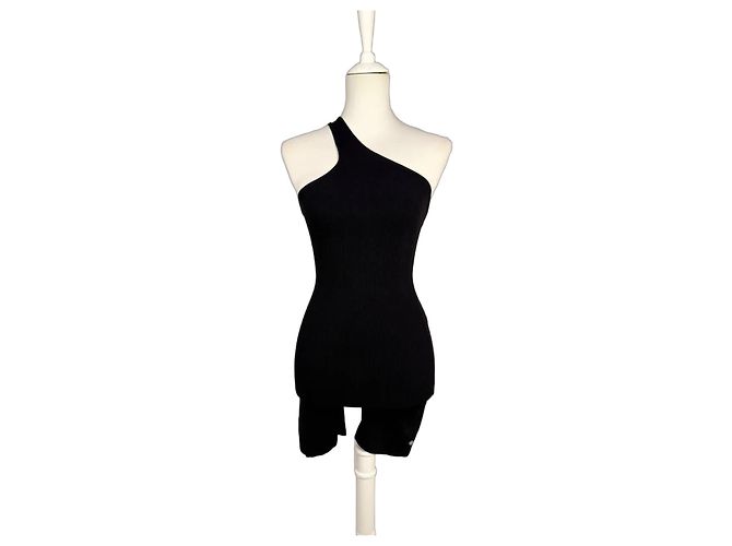 Anine Bing Combishort Lori stretch nero