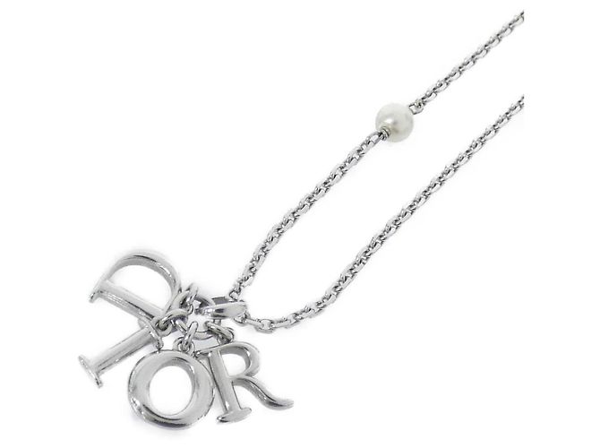 Collana Christian Dior Evolution N1680DVORS Argento Bianco