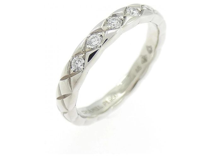 Anello Chanel Coco Crush Piccolo 5 Pezzi Platino