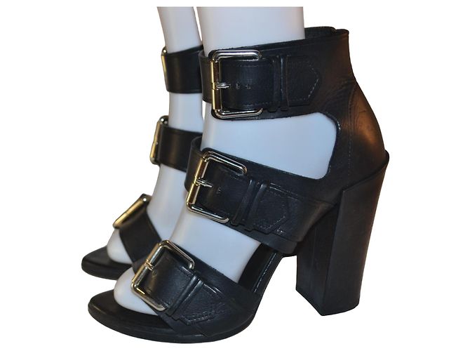 Sandali Proenza Schouler in pelle nera Nero