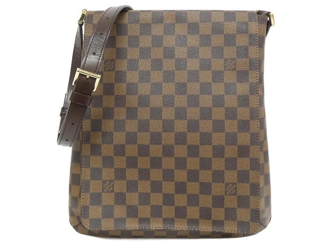 Borsa a Spalla Damier Musette Louis Vuitton Marrone