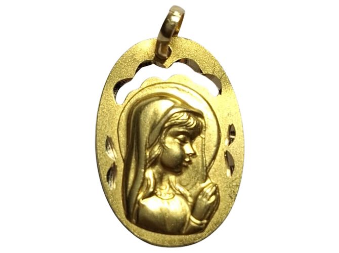 Autre Marque Medalla Virgen ORO 18K
